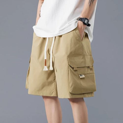 Aiden Men's Cargo Shorts | Adjustable Drawstring, Utility Style 0