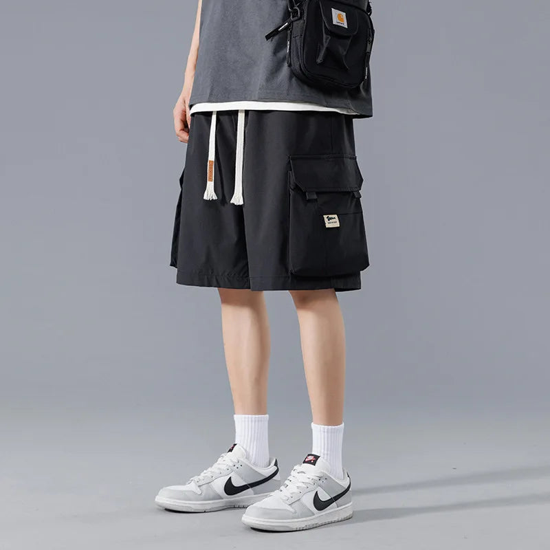 Aiden Men's Cargo Shorts | Adjustable Drawstring, Utility Style 4