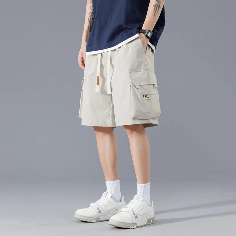 Aiden Men's Cargo Shorts | Adjustable Drawstring, Utility Style 5