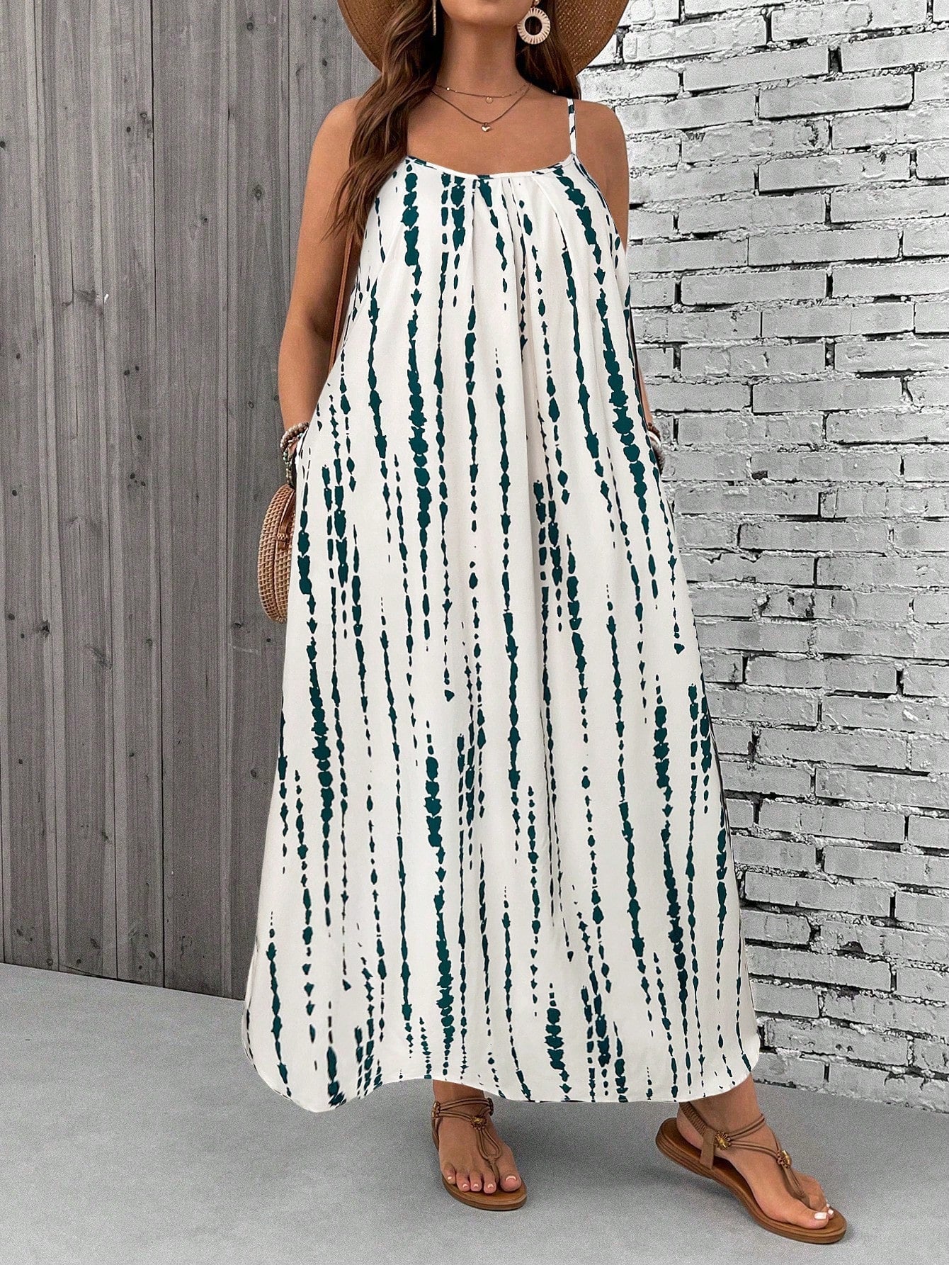 Alina Plus Size Summer Dress | Tropical Print, Boho Style 7