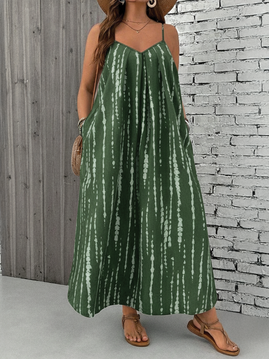 Alina Plus Size Summer Dress | Tropical Print, Boho Style 9