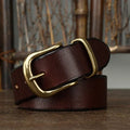 Ares Men's Leather Belt | Full-Grain Leather, Classic Design 0