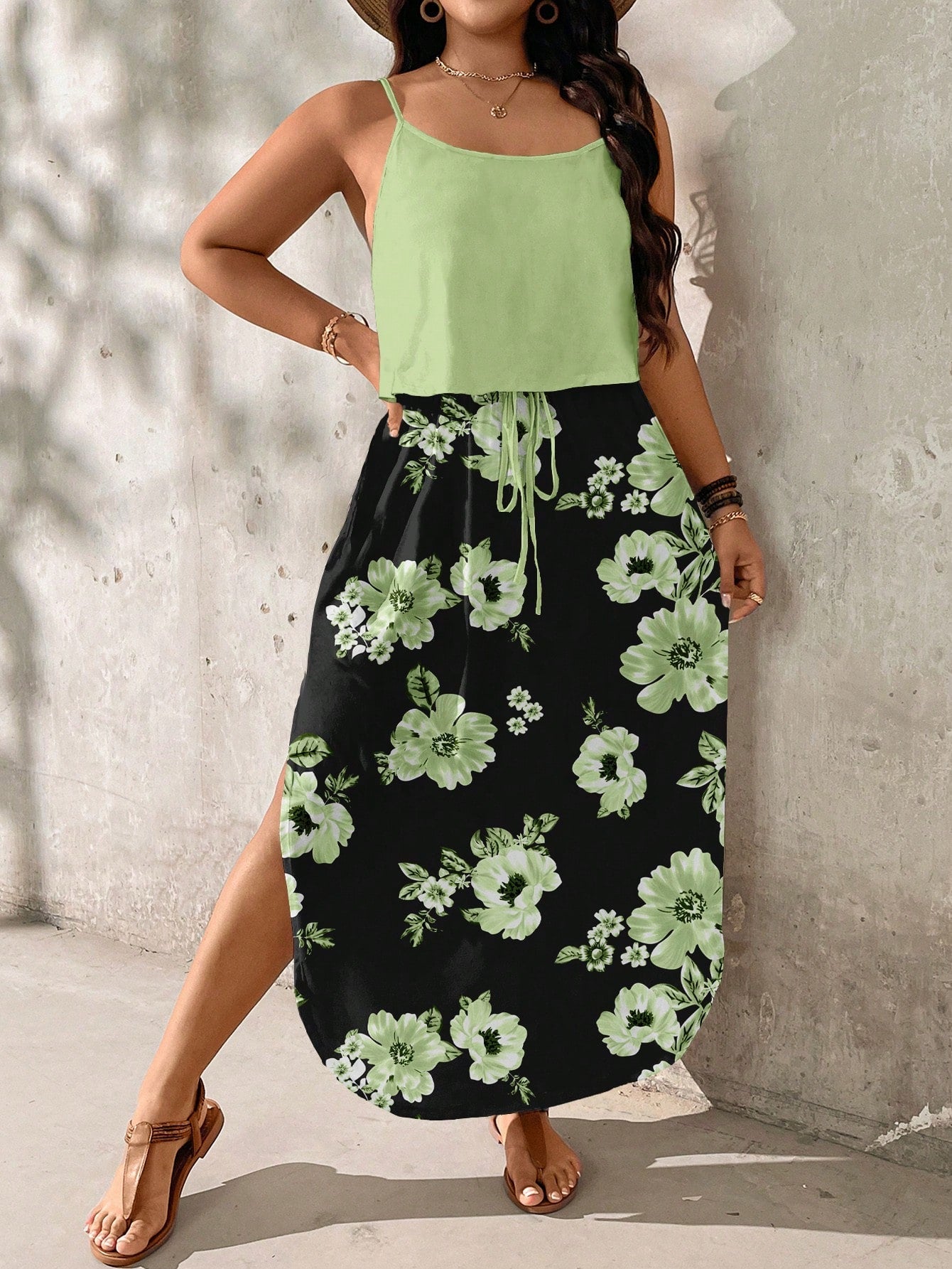 Ava Plus Size Summer Set | Lightweight Stretch Fabric 4