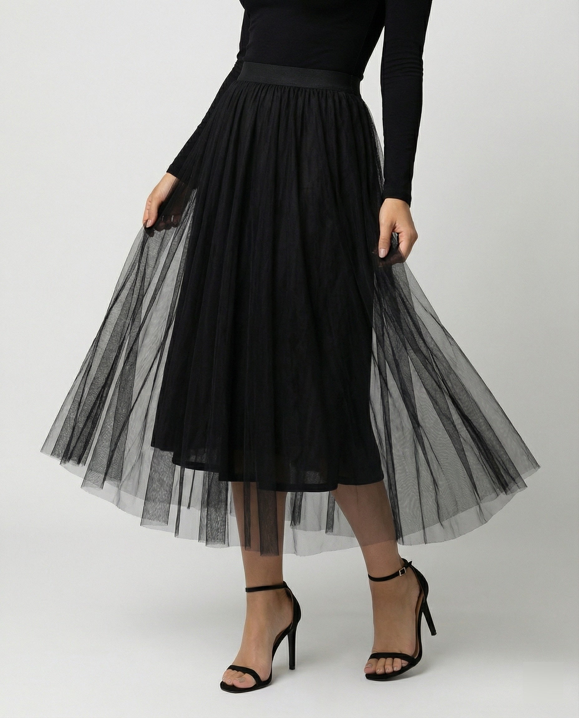 Ava Women's Ankle-Length Skirt | High Waist, Elegant Design 1