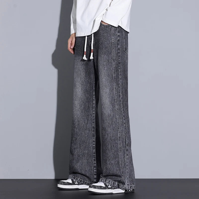 Ava Women's Wide Leg Jeans | Soft Cotton Denim, Adjustable Waist, Deep Pockets 3