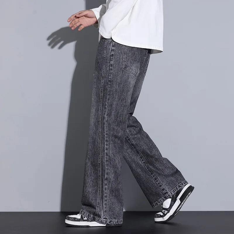 Ava Women's Wide Leg Jeans | Soft Cotton Denim, Adjustable Waist, Deep Pockets 4