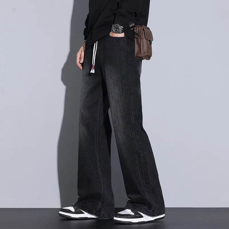 Ava Women's Wide Leg Jeans | Soft Cotton Denim, Adjustable Waist, Deep Pockets 6