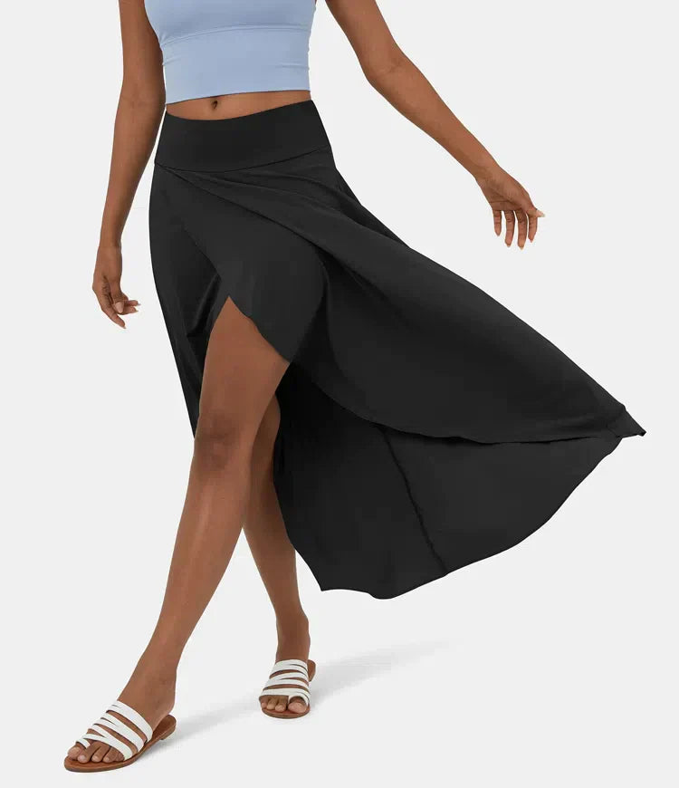 Avencea Women's Midi Skirt | Quick-Drying with Built-In Shorts 1