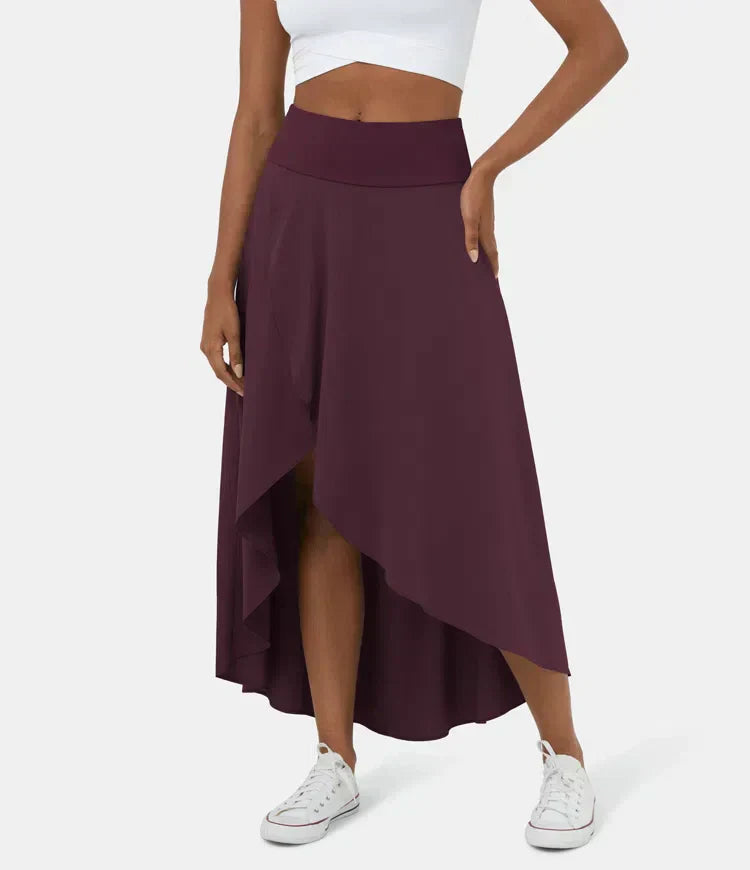 Avencea Women's Midi Skirt | Quick-Drying with Built-In Shorts 10