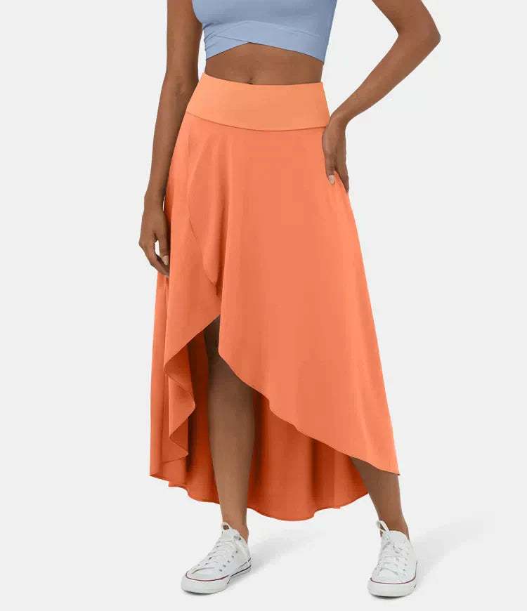 Avencea Women's Midi Skirt | Quick-Drying with Built-In Shorts 11