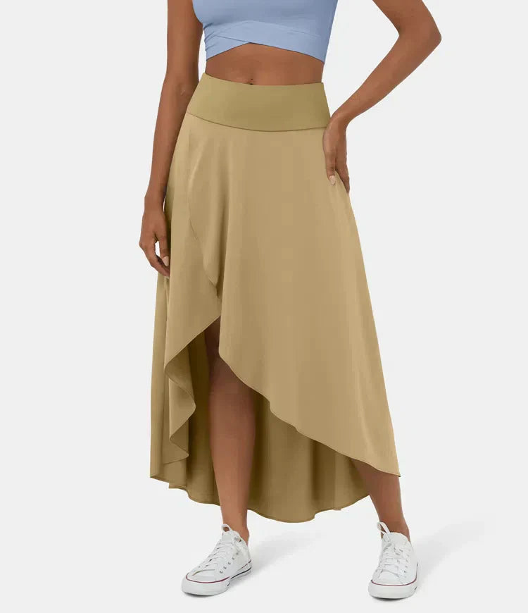 Avencea Women's Midi Skirt | Quick-Drying with Built-In Shorts 3