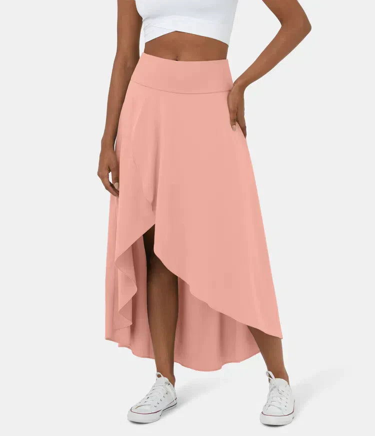 Avencea Women's Midi Skirt | Quick-Drying with Built-In Shorts 7
