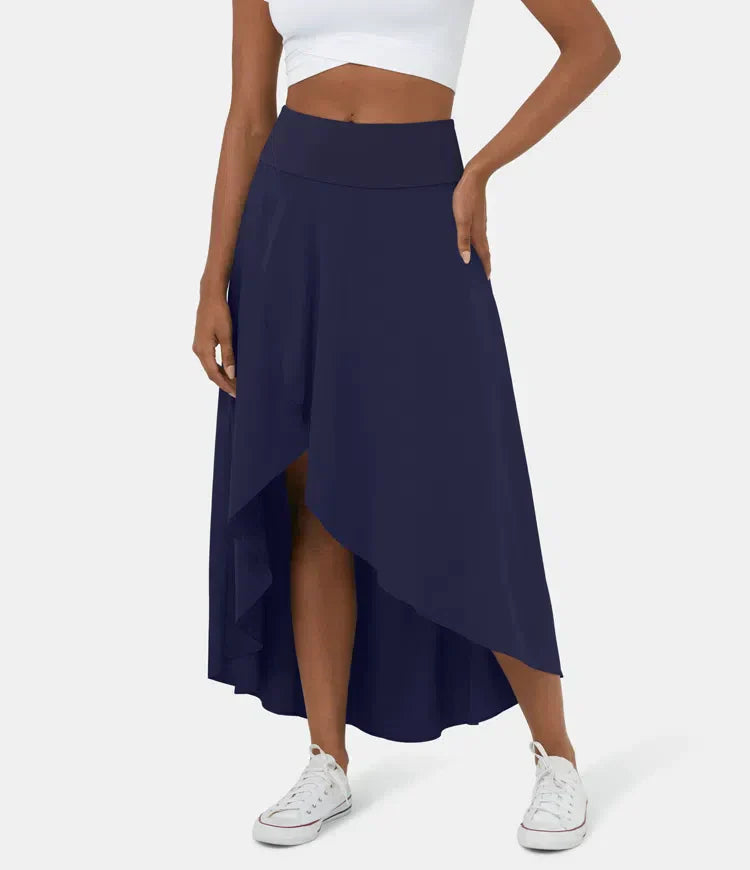 Avencea Women's Midi Skirt | Quick-Drying with Built-In Shorts 8