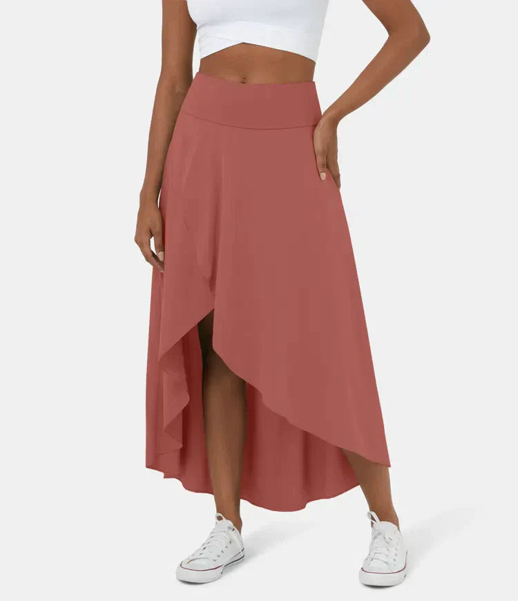 Avencea Women's Midi Skirt | Quick-Drying with Built-In Shorts 9