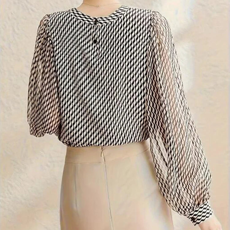 Bella Women's Blouse | Lightweight Chiffon, Relaxed Fit Summer Top 3