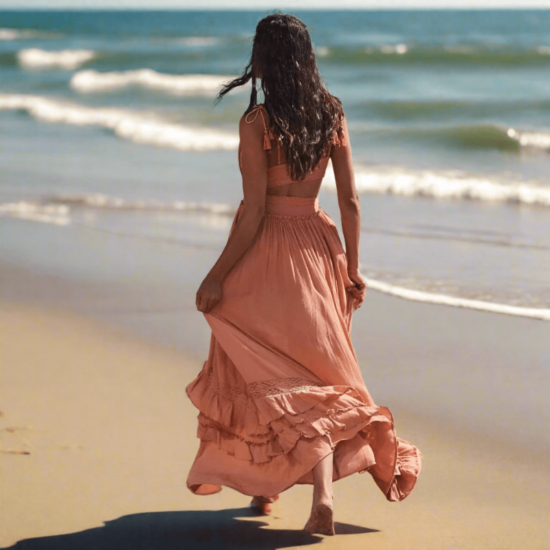 Bella Women's Maxi Dress | Cotton Blend, Boho Style 4