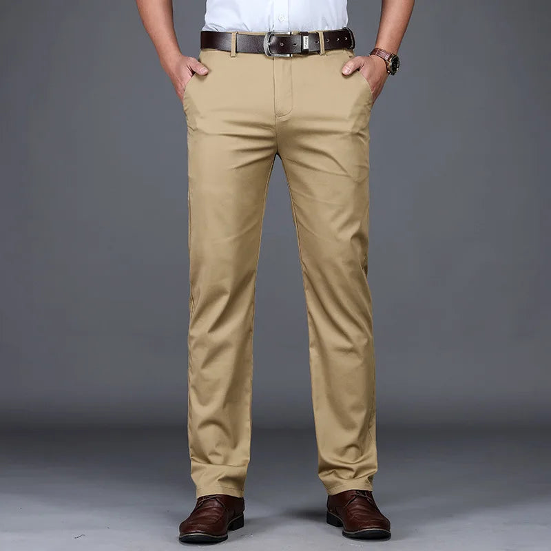 Harrison Men's Slim Fit Pants | Ultra-Soft Cotton Blend, Casual Comfort 4