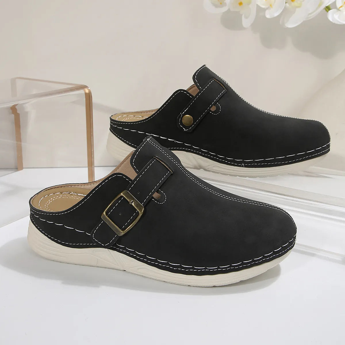 Heidi Women's Sandals | Elegant Wedge Design with Metal Rivets 4