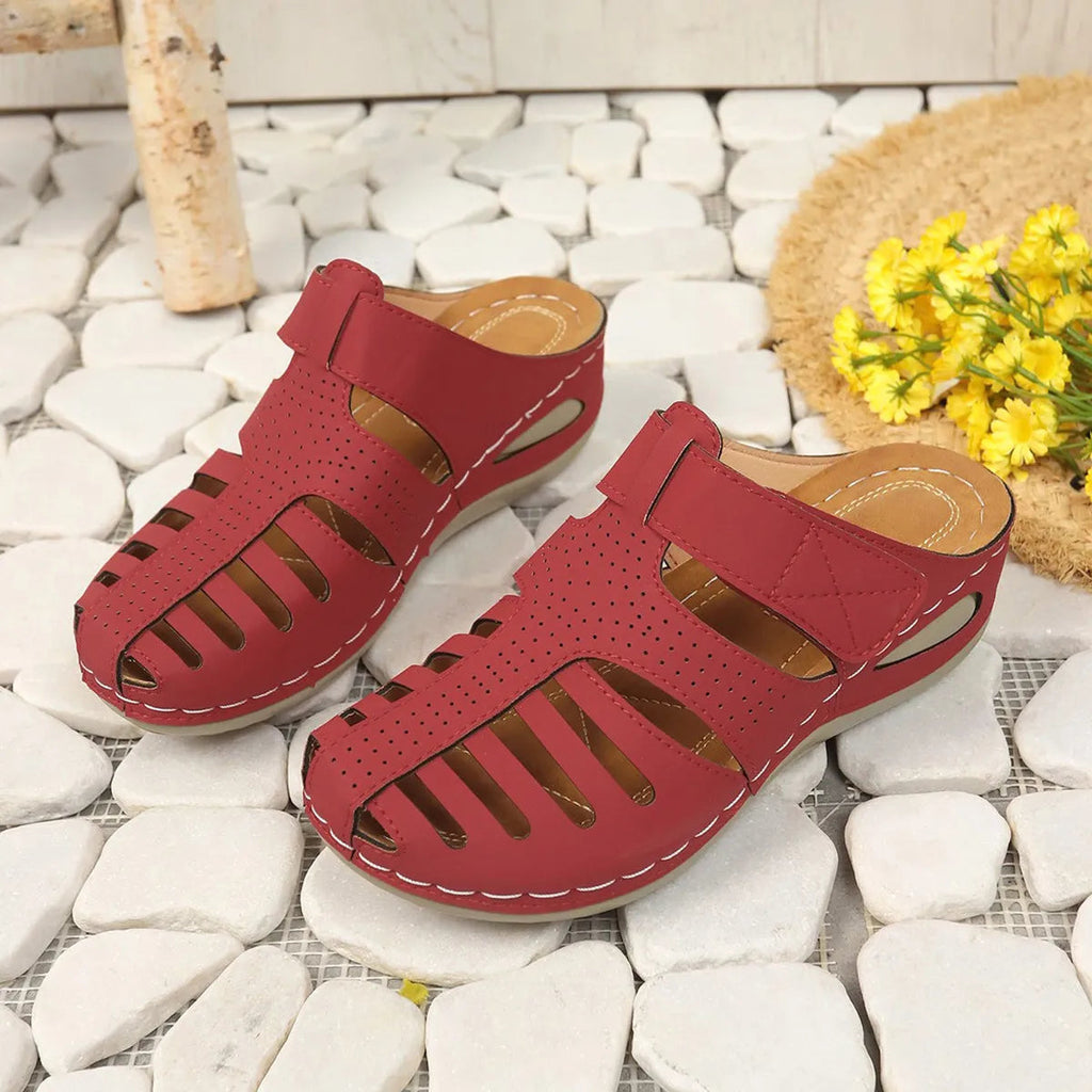 Heidi Women's Wedge Sandals | Breathable PU, Stylish Design 1