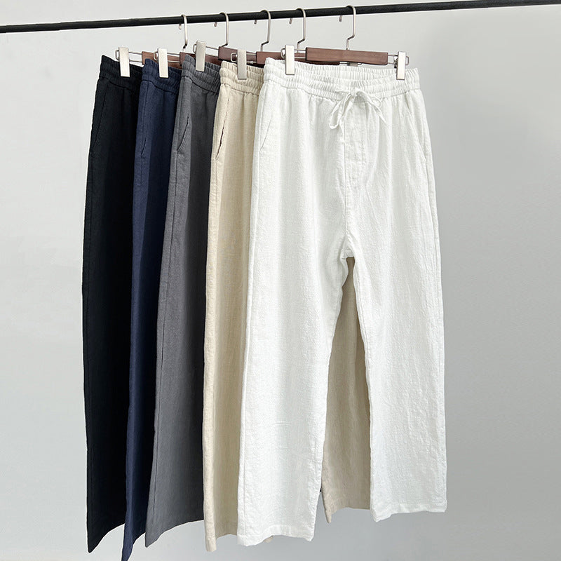 Lorenzo Men's Linen Pants | Breathable Comfort, Lightweight Design 0