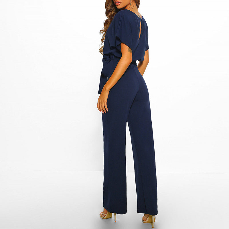 Luna Women's Jumpsuit | Cotton Polyester Blend, Elegant 3
