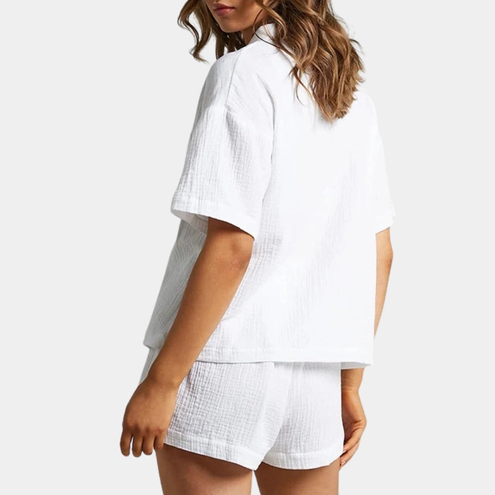 Pika Women's Summer Romper | High Neck, Belted 2