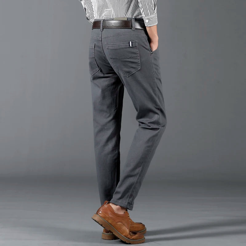 Savi Men's Slim Fit Pants | Soft Cotton Blend, Tailored Design 4