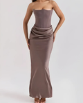 Sera Women's Maxi Dress | Elegant Strapless Design 0