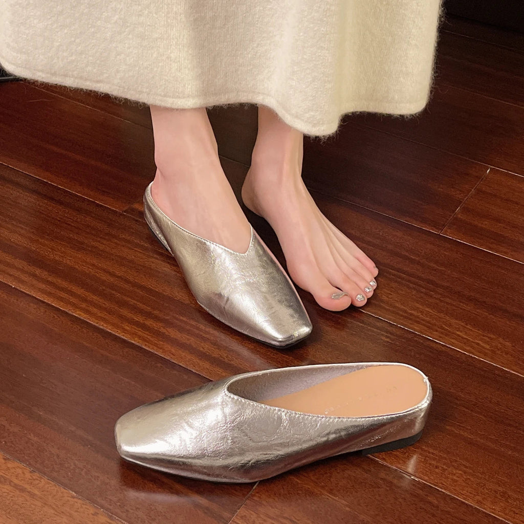 Vera Women's Ballet Flats | Vegan Leather, Chic Slip-On Design 8