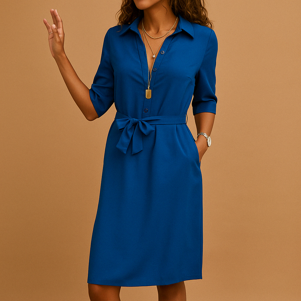 Women’s Midi Casual Dress – Flattering Everyday Fit for Work and Evening Wear